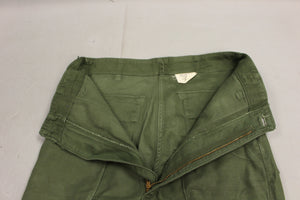 US Army Men's Utility Cotton Sateen Trousers Pants - 30x35 - 8405-782-3169 -Used