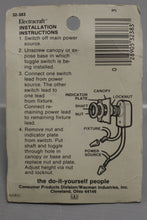 Load image into Gallery viewer, Electracraft Canopy Switch - 32-383 - 125 volt - New