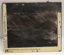 Load image into Gallery viewer, 1938 Bremische Lichtbildzentrale Glass Lantern Slide Bronze Age Rock Carvings