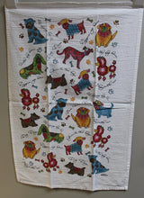 Load image into Gallery viewer, Fun Dog Pattern Tea Towel - NWOT