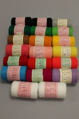 Vintage Decra-Punch Yarn - 20 Count- Mixed Colors - New (Lot #4)
