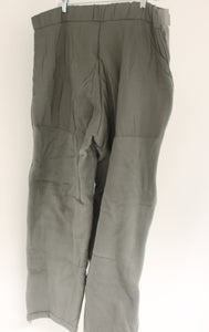 US Military United Fleece Pant Liner -Side Zipper - Large - Foliage Green - New