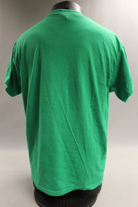 Gildan Ireland Short Sleeve T-Shirt - Green - Large - Used