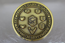 Load image into Gallery viewer, SMSGT Gary R. Ladd Challenge Coin - May 1980 - September 2004