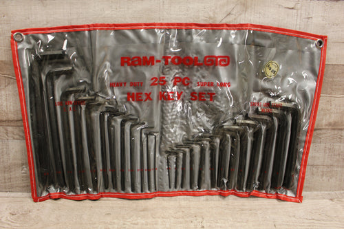 Ram-Tool 25-Piece Super Long Hex Key Set -New