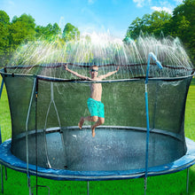 Load image into Gallery viewer, Trampoline Water Sprinkler for Kids Outdoor Backyard - 39FT -Black -New