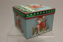 Load image into Gallery viewer, Lindy Bowman Season's Greetings Christmas Gift Box - 6" x 4" - New