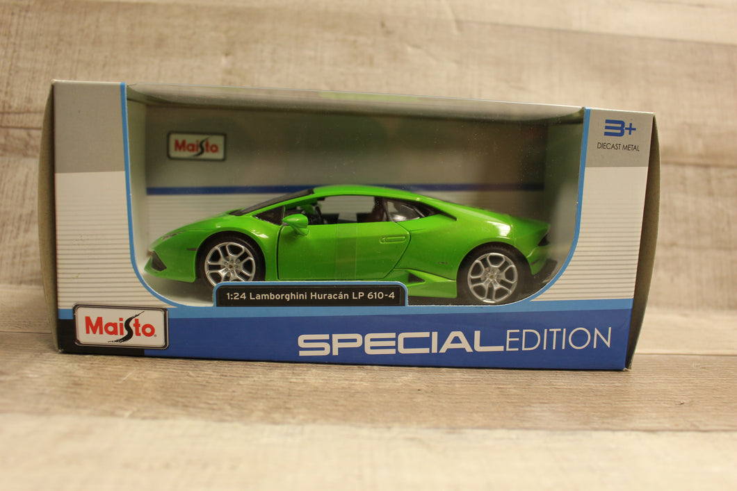 Maisto Lamborghini Huracan Diecast 1/24 Scale -Green -New