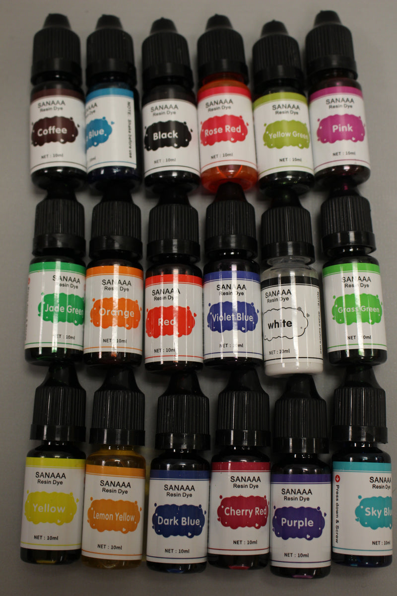 Sanaaa Epoxy Resin Dye - 18 colors - Used – Military Steals and Surplus