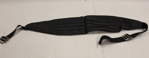 Formal Dress Solid Black Cummerbund - One Size (26-48