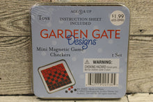 Load image into Gallery viewer, Garden Gate Mini Magnetic Game - Checkers - New Sealed