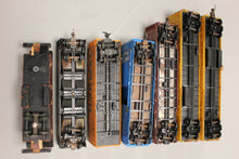 Load image into Gallery viewer, Lot of 18 Vintage Train Cars - Some for Parts - Used