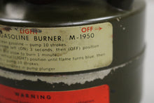 Load image into Gallery viewer, 1945 US Army M-1950 Gasoline Burner Stove - CM Mfg - Used