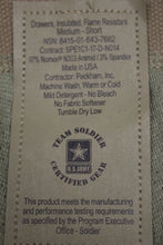 Load image into Gallery viewer, US Army Cold Weather Insulated Flame Resistant Drawers - Medium Short - New