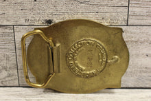 Load image into Gallery viewer, Collectors Kansas State Seal Belt Buckle with Pouch - BB-5114 - Sterling Silver