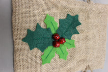 Load image into Gallery viewer, Christmas Jute Burlap Mini Gift Bag - New