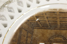 Load image into Gallery viewer, Vintage UCAGCO Open Lace Plate - Last Supper with Gold Trim - 8&quot; - Used