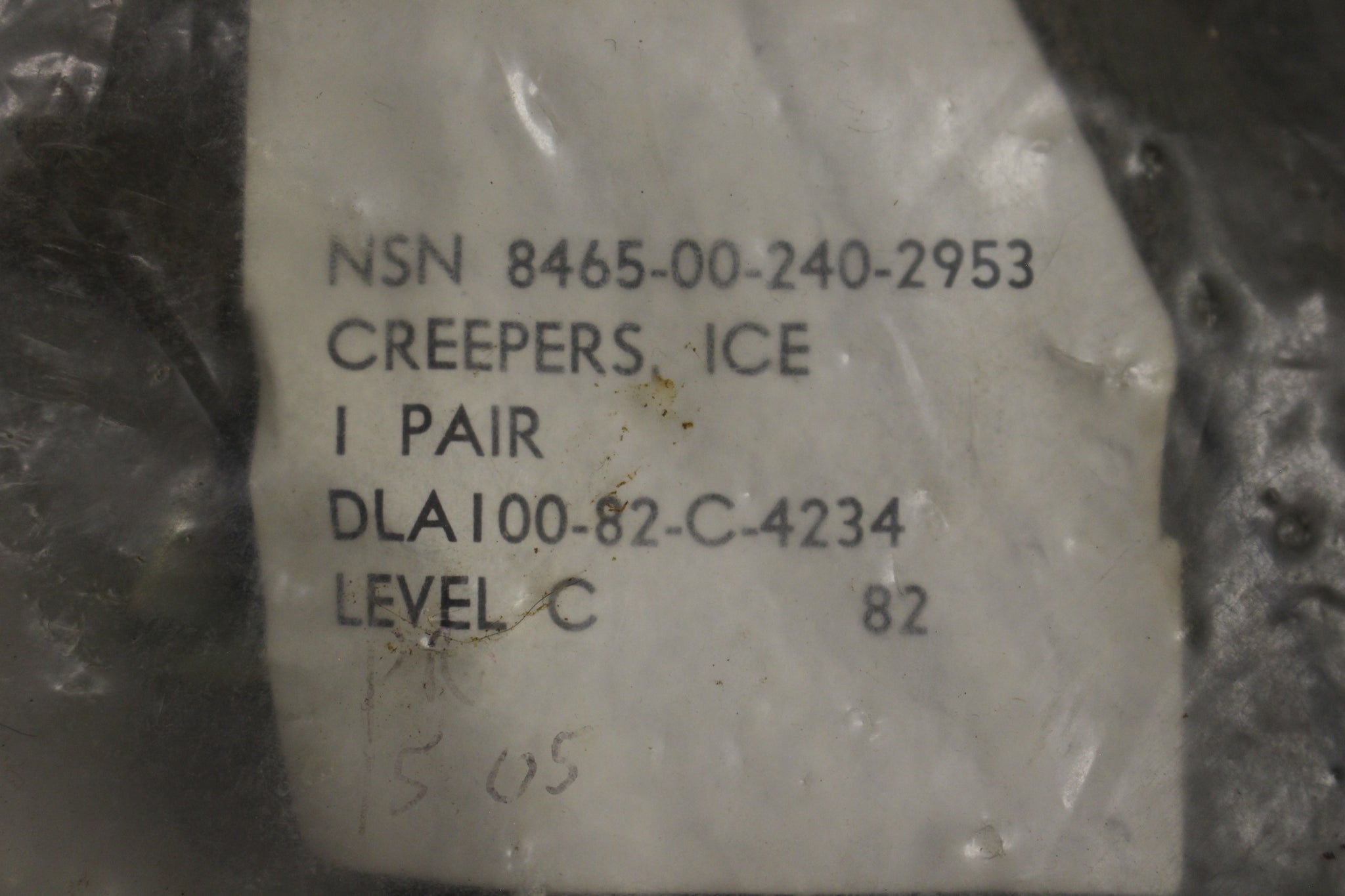 USGI Issue Military Ice Creepers - Level C - 8465-00-240-2953 - New –  Military Steals and Surplus