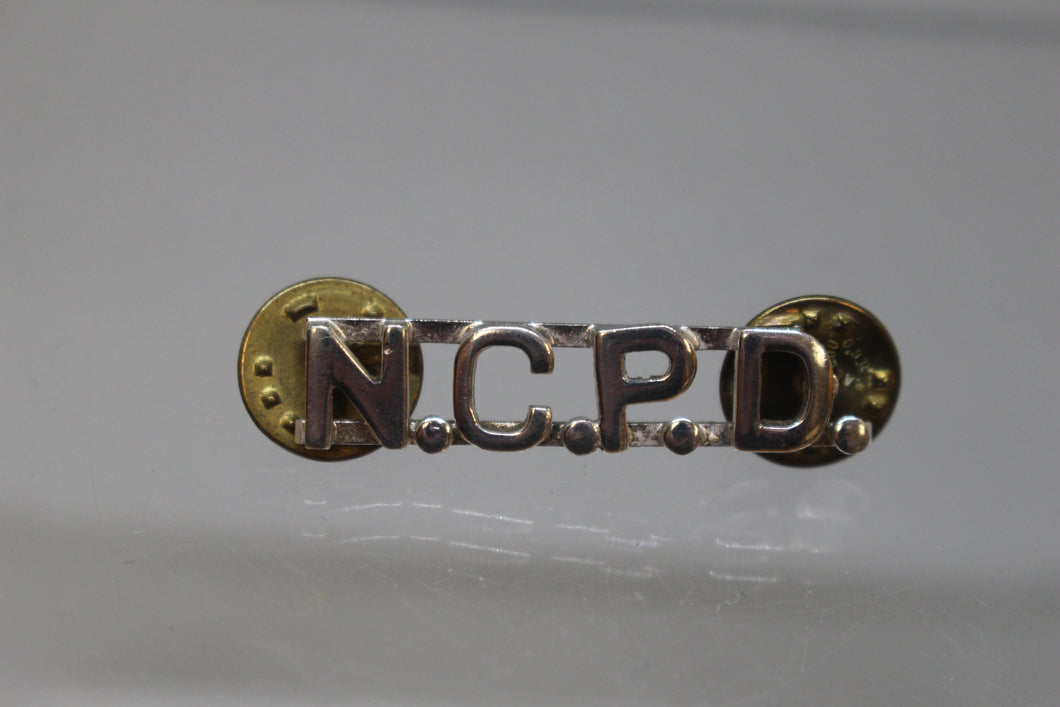N.C.P.D. Tie Tac Pin - Used