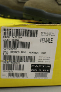 Belleville Women's AF Temperate Weather Combat Boots - Sage - 5.5 Female - Used