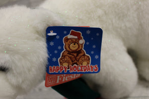 Fiesta Happy Holidays 12" Polar Bear - New