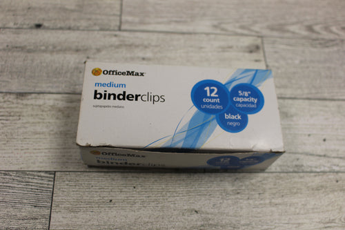 Office Max Binder Clips -Medium - 58