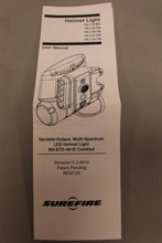 Load image into Gallery viewer, Surefire LED Helmet Light - HL1-A-TN - New