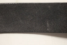 Load image into Gallery viewer, Salvatore Ferragamo Men's Black Leather Belt with Silver Buckle - 46-1/2" - Used
