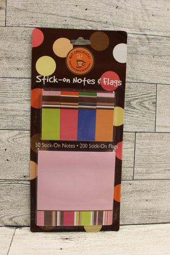 Hot Chocolate Stick-on Notes & Flags Set - by Jacqueline Savage McFee - New