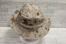 Load image into Gallery viewer, US Military Issued Desert Marpat Camo Boonie Sun Hat - Size: Medium - New