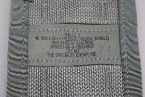 Molle II ACU 40mm High Explosive Pouch (Single) - 8465-01-524-7625 - Used