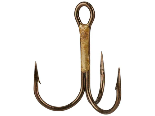 Dolphin Bronze Treble Hooks - Size: 6 - Pack of 8 - PB2813 - New