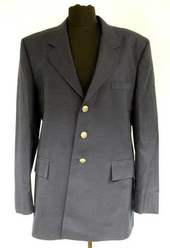 US Air Force AF Men's Enlisted Blue Dress Coat - 43 Regular - Used