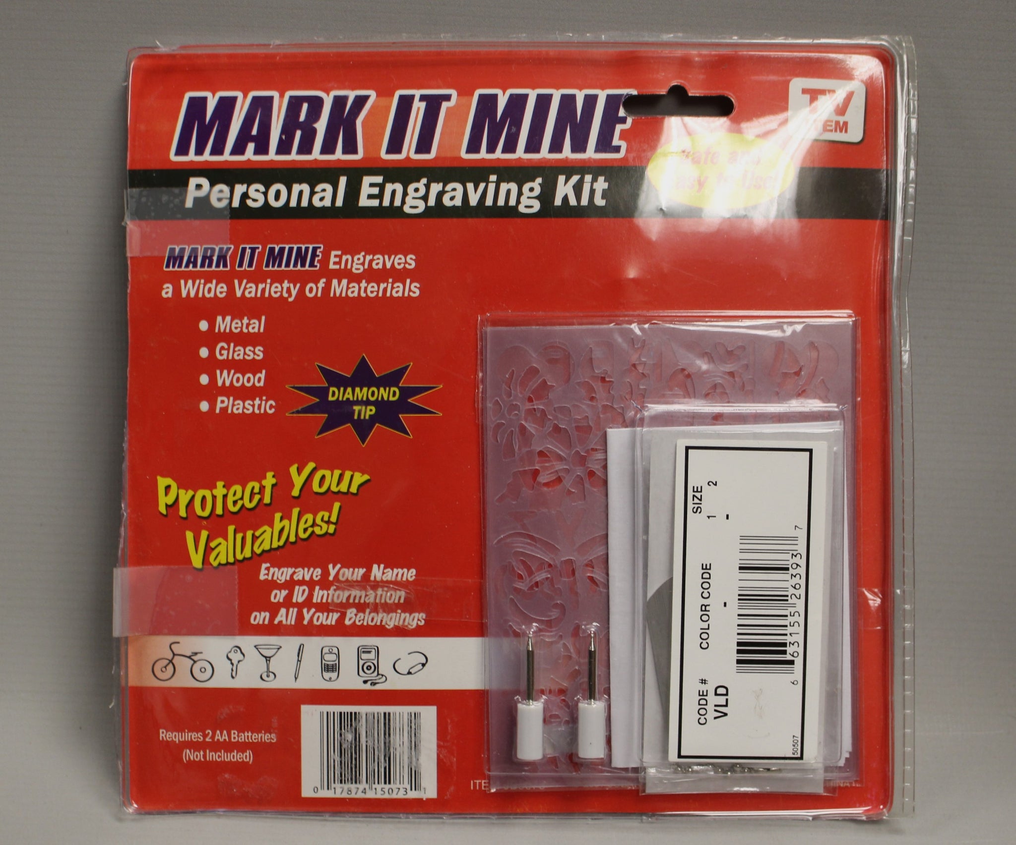 Mark It Mine Personal Engraving Kit New In Package