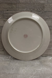 Vietri Italy Christmas Snow Day Chop Plate/Platter - 13 Inches - Used