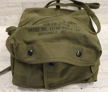 Load image into Gallery viewer, US Army Signal Corps Motorola Radio Battery Bag - CW-212/U - Used