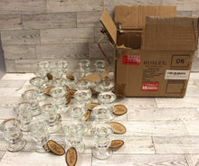 Load image into Gallery viewer, Hosley Set of 12 Glass Taper Candle Holders - New