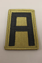 Load image into Gallery viewer, 1st Army OCP Patch with Hook Fastener - Gold - Used