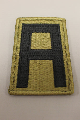 1st Army OCP Patch with Hook Fastener - Gold - Used