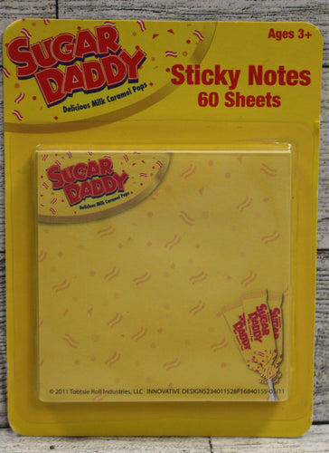 2011 Tootsie Roll Industries Sugar Daddy Sticky Notes - 60 Sheets - New