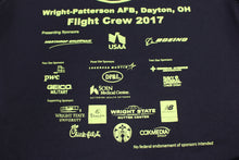Load image into Gallery viewer, Air Force Marathon Volunteer T-Shirt - Wright-Patterson AFB Flight Crew 2017 - S