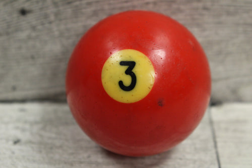 Vintage Replacement #3 Pool Table Ball - Billiards - 2