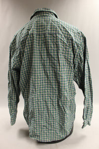 Eddie Bauer Men's Long Sleeve Plaid Shirt - Large - Used