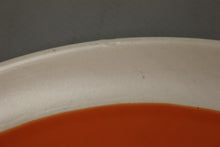 Load image into Gallery viewer, Crate &amp; Barrel CBL175 Salad Plate - Orange &amp; White - Used