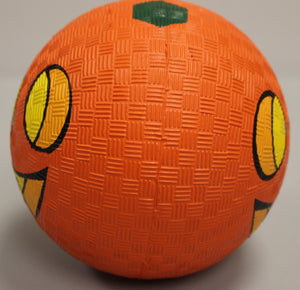 Vintage 2016 Baden Rubber 4.5 Inch Halloween Jack-O-Lantern Pumpkin Ball