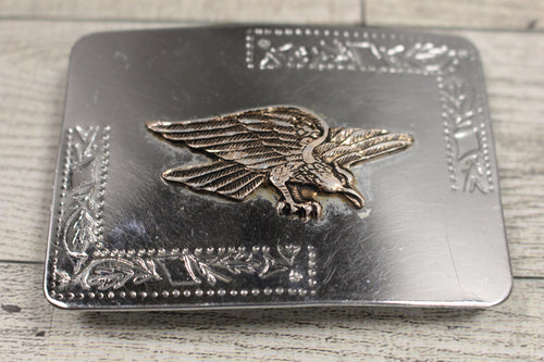 Vintge Western two-tone Flying Eagle Belt Buckle - Used