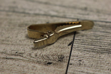 Load image into Gallery viewer, Anson Gold Plated Tie Clip With Clear Stone - Used