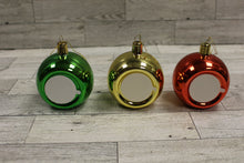 Load image into Gallery viewer, 3-Pack Of Christmas Ornaments For Family Kids Photos -Multicolor -New