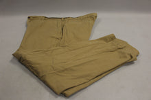 Load image into Gallery viewer, LL Bean Men&#39;s Tan Trousers with Plaid Lining - Size: 42 - Used