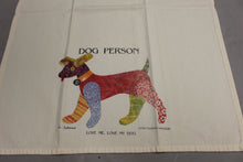 Load image into Gallery viewer, Lunar Designs Dog Person Tea Towel - NWOT